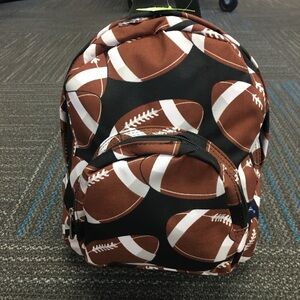 Football Print Backpack